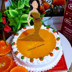 A picture of Orange cake.