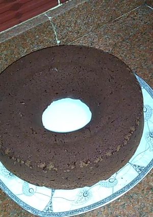 صورة لوصفة كيكه الحلاوة الطحينية بالشوكولاتة