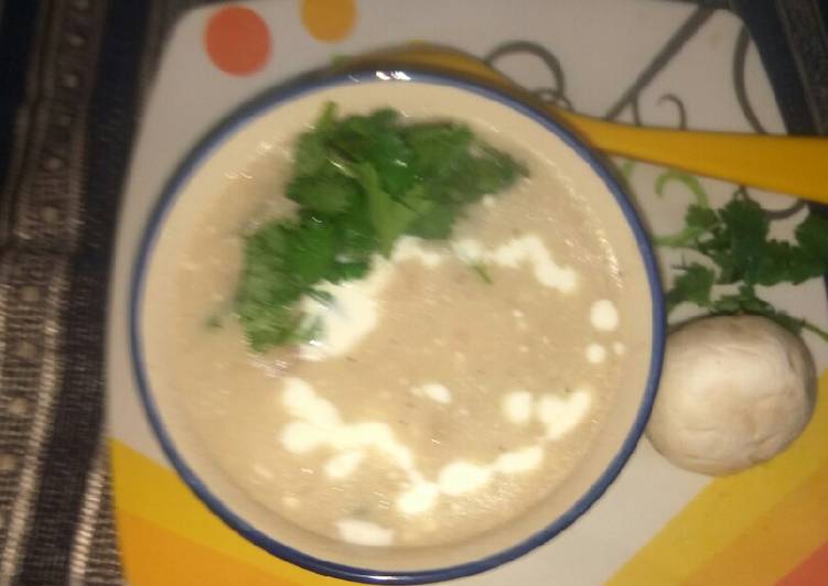 Easiest Way to Make Recipe of Mushroom soup