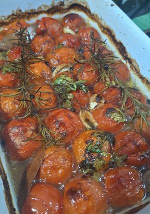 Una foto de Tomates Cherry Confitados