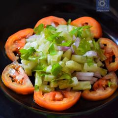 A picture of Kachumber Salad.