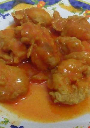 Foto resep Udang saos krispi