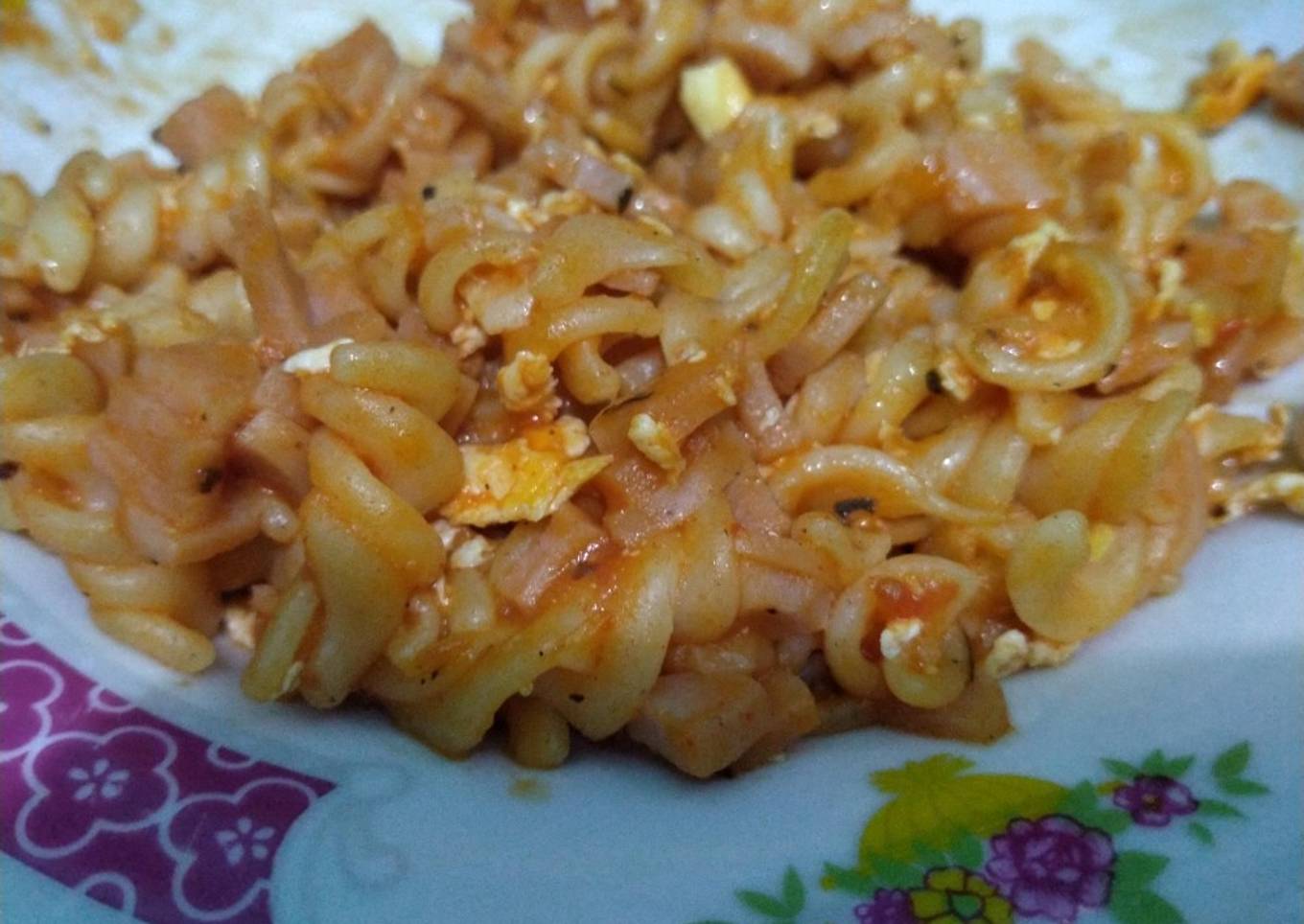 Fusilli Saus Bolognese Ala Mom Kaivan