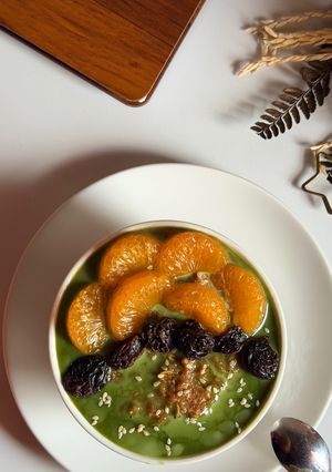Foto resep Matcha Latte Oat Bowl
