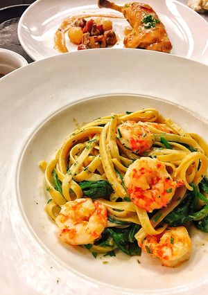 Hình của món Tuần 2: Tôm đã về bên pasta như thế nào🍝.