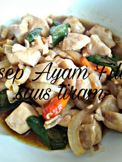 Foto resep Ayam fillet saus tiram