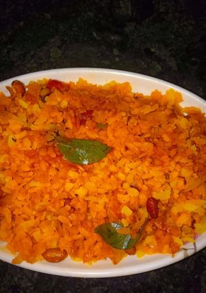 A picture of Tomato poha.