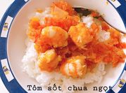 A picture of tôm chua ngọt