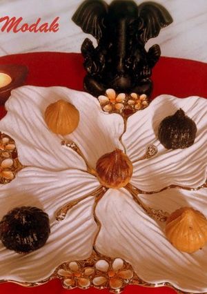 A picture of Chocolava Modak.