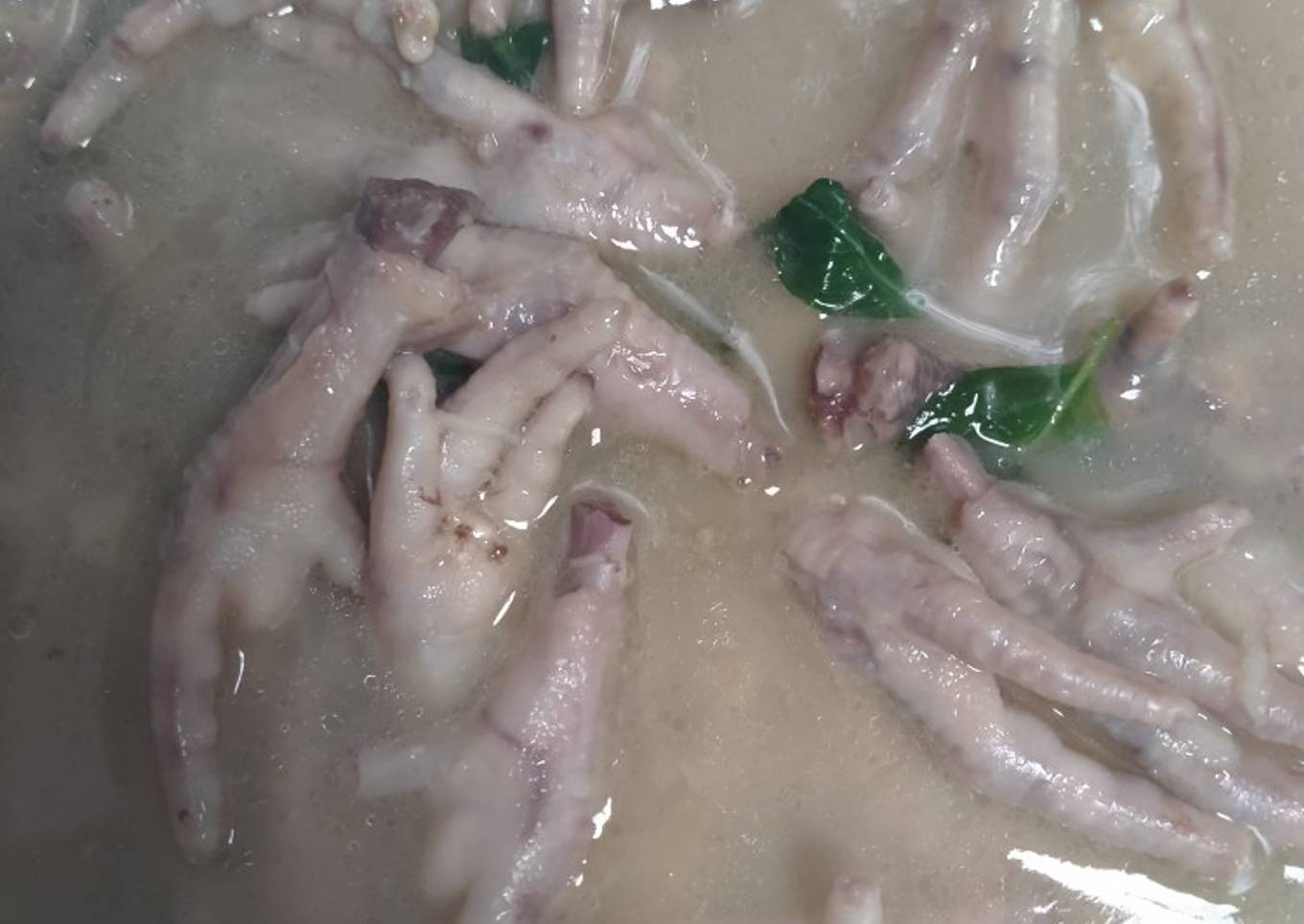 Ceker kuah ala bunda cici