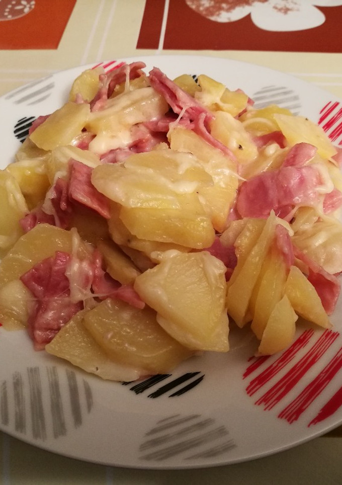 Una foto de Patatas Bacon&Cheese light (Lékué)