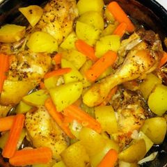 A picture of Baked Chicken & Veggies.