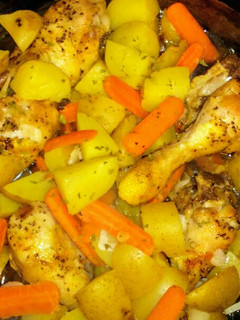 A picture of Baked Chicken & Veggies.