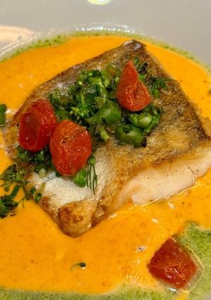 Foto de Filete de perca na chapa
