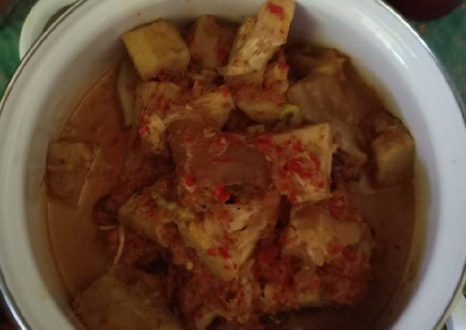 Cara Memasak Gulai kikil n nangka Ekonomis Untuk Dijual