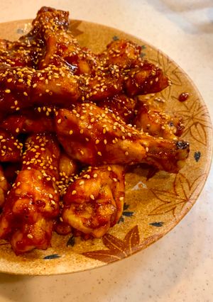 Foto resep Ayam Oven Saus Asam Manis Kacang Wijen