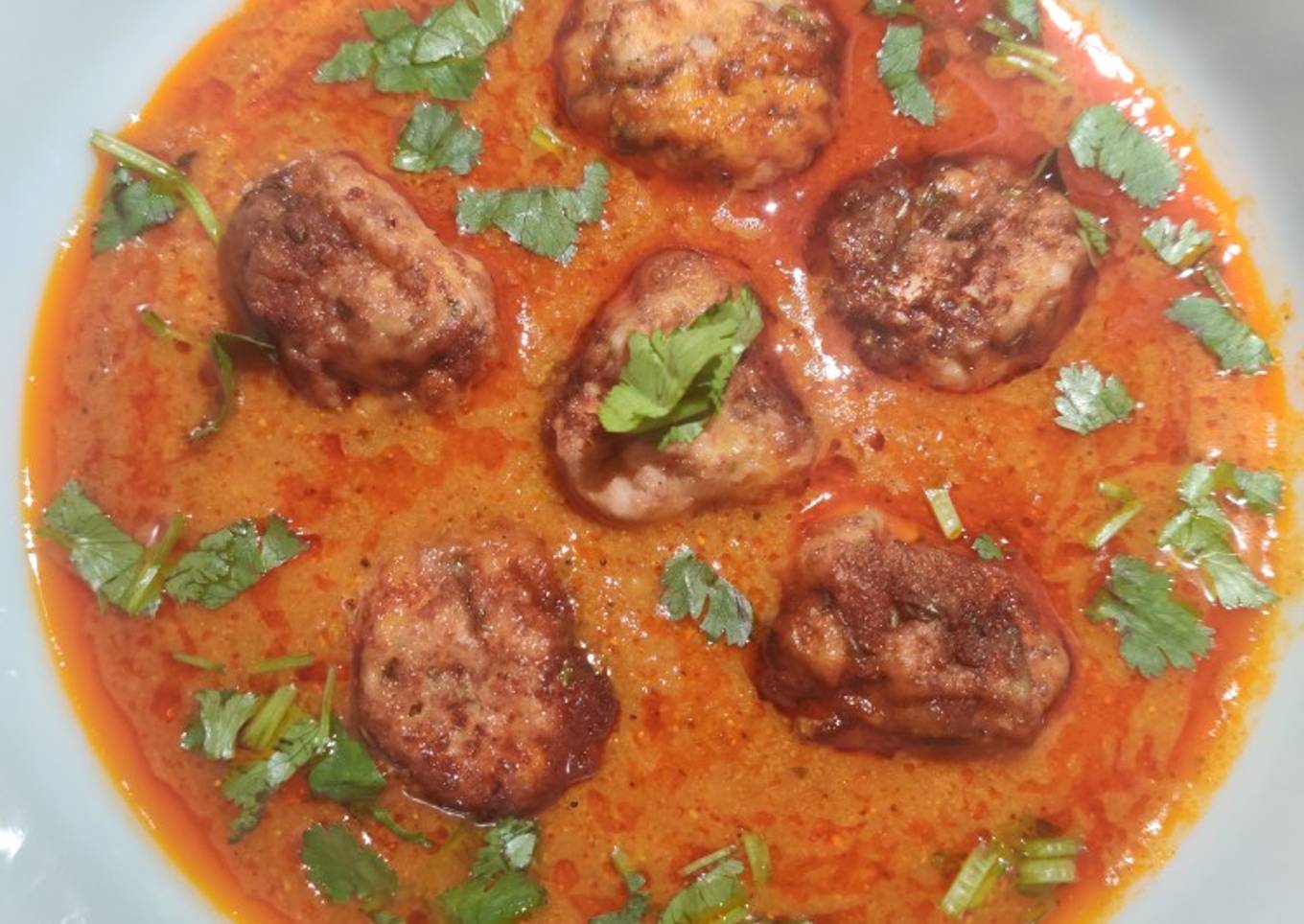 Spinach Paneer Kofta Curry