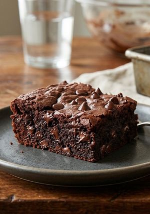 Una foto de Brownie de Frijoles Negros sin Harina