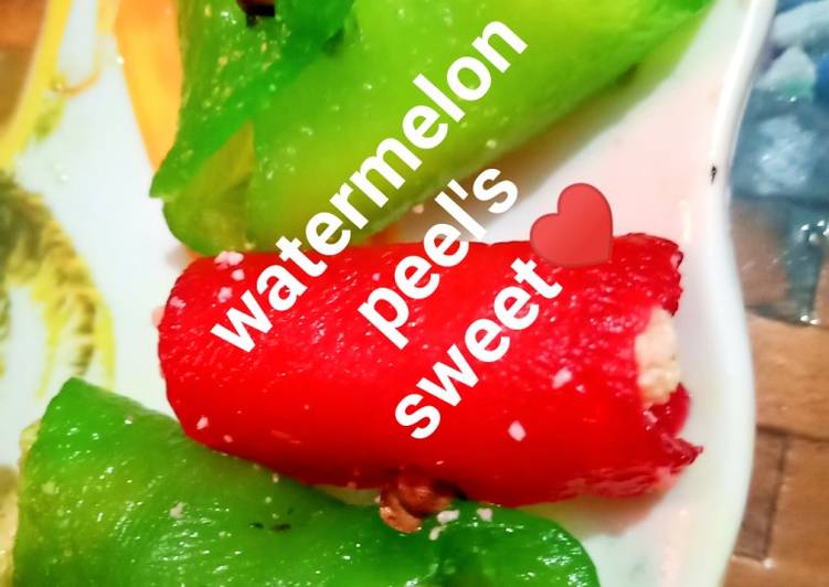 Step-by-Step Guide to Prepare Award-winning Watermelon peel&#39;s sweet♥️ #week3of5