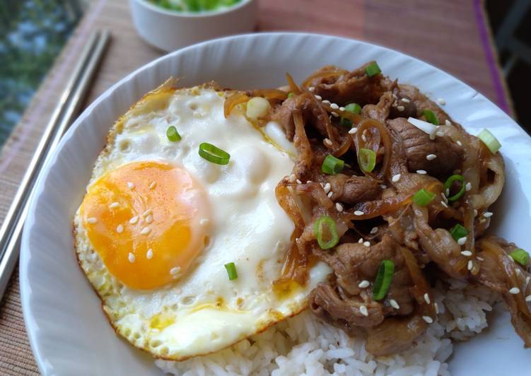 Beef bowl yoshinoya