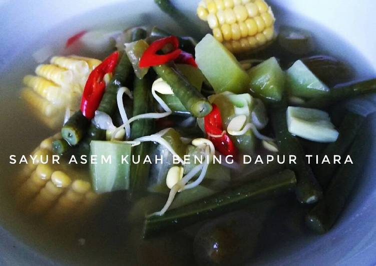 Resep Sayur asam kuah bening, Enak