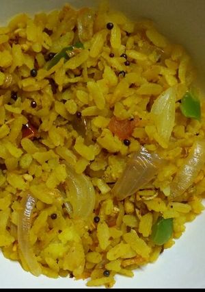 A picture of Vegetables Poha.