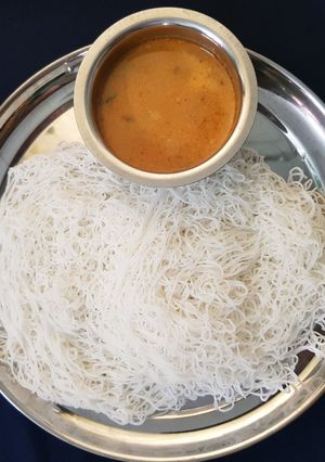A picture of Idiyappam.