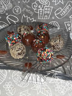 عکسی از دستور توپک خرما و بیسکویت