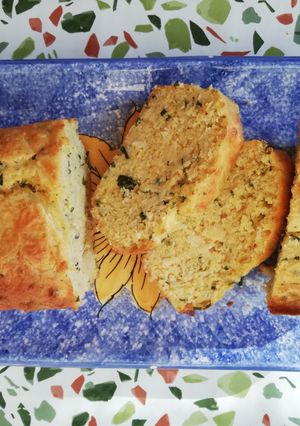 Une photo de Cake Boursin #cakesalé