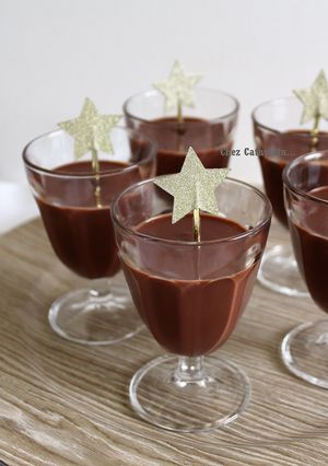 Une photo de Crèmes gourmandes au chocolat et à la crème de marron