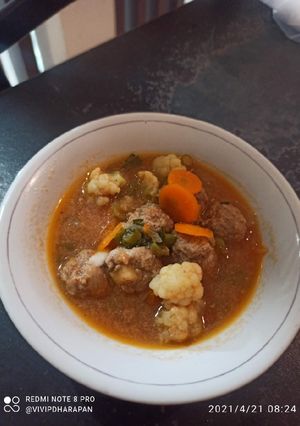 Foto resep Sop merah daging Keju mpasi 11 bulan +
