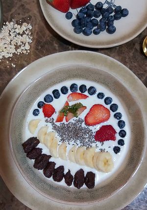 A picture of Brownie oats.