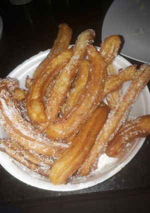 Una foto de Churros con churrera casera