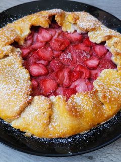 Epres galette (low carb) recept fotója