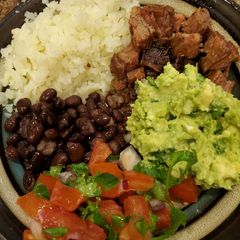 Carne Asada bowls A picture of Carne Asada bowls.