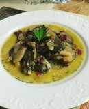 Setas ostras guisadas seguimos con la dieta