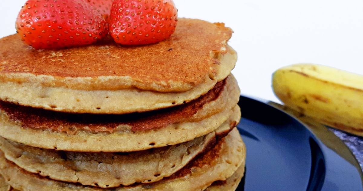 Whole Wheat Banana Pancakes with Soymilk Recipe by Madhu Bindra Cookpad