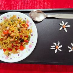 A picture of Puffed rice Upma.
