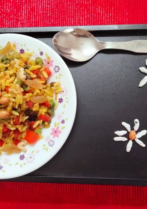 A picture of Puffed rice Upma.