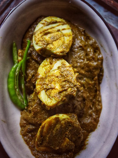 A picture of Hyderabadi Egg Masala.