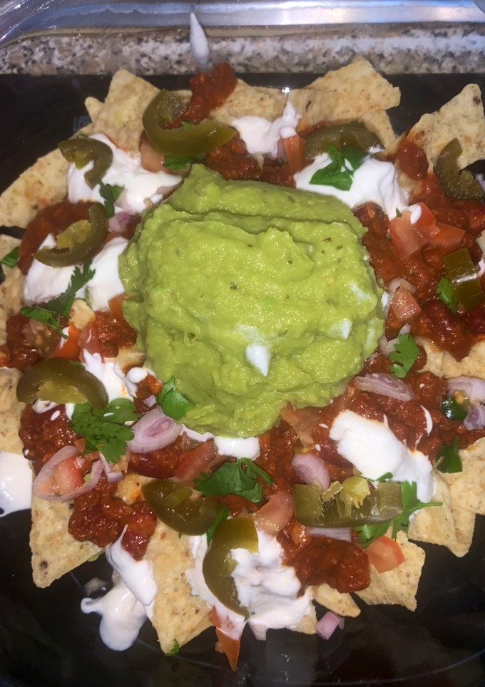 Una foto de Nachos Mexicanos