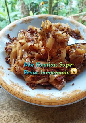 Foto resep Mie Kwetiau Super Pedas Homemade