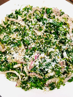 A picture of Moringa Leaves salad.