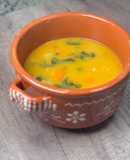 Sopa Cremosa de Abóbora, Cenoura e Espinafres