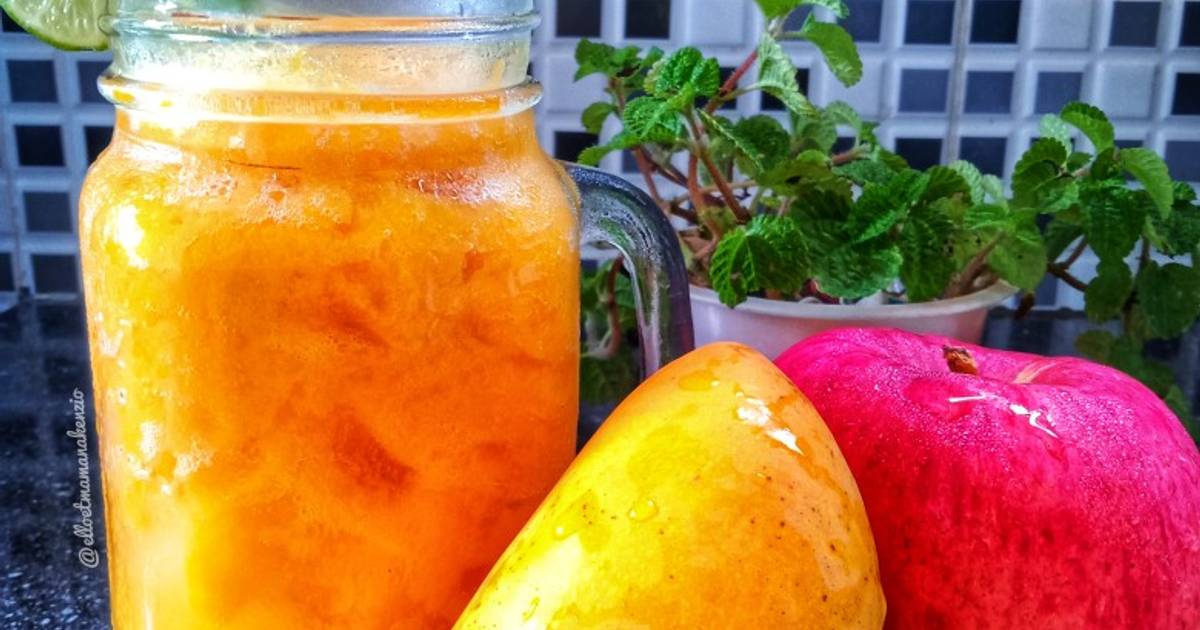 20 resep juice mangga mix apel enak dan mudah Cookpad