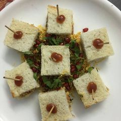 A picture of Coconut sandwich.