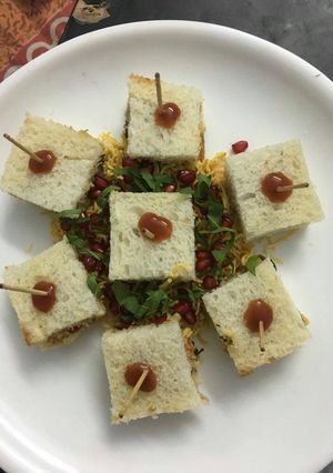 A picture of Coconut sandwich.