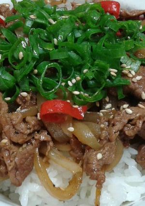 Foto resep Beef Bowl Spicy (Ala lidah Indonesia)