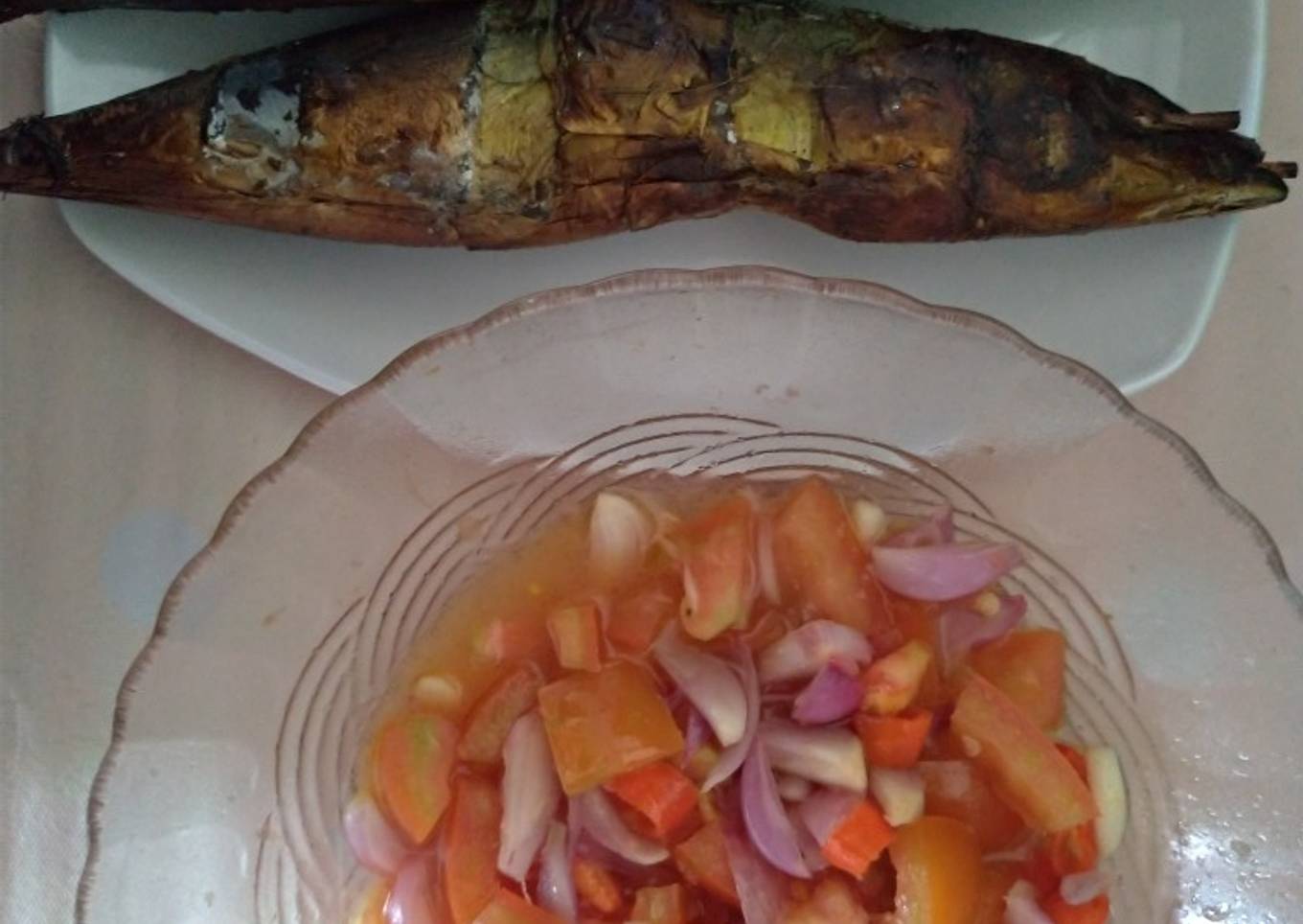 Ikan Asap Sambal Dabu Simple