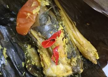 Fresh, Membuat Pepes Ikan Mas tulang lunak Sedap